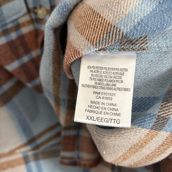 Ford Bronco Women's Size XXL Multicolor Plaid Flannel Shacket - Picture 3 of 4